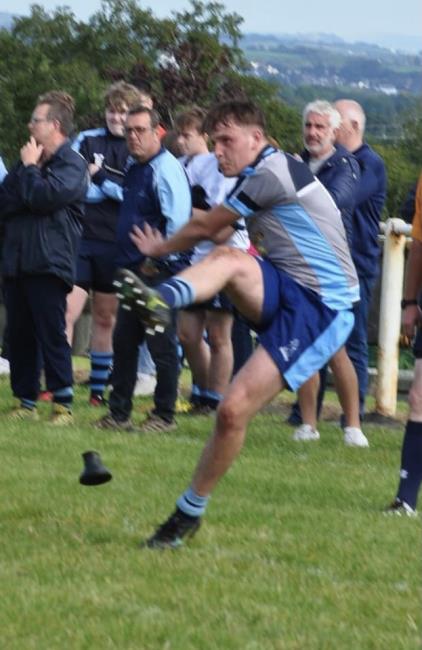 Shay Norcross - outstanding in attack and defence for Narberth Shay Norcross - outstanding in attack and defence for Narberth